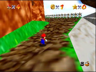 Super Mario 64 (Europe) (En,Fr,De) In game screenshot